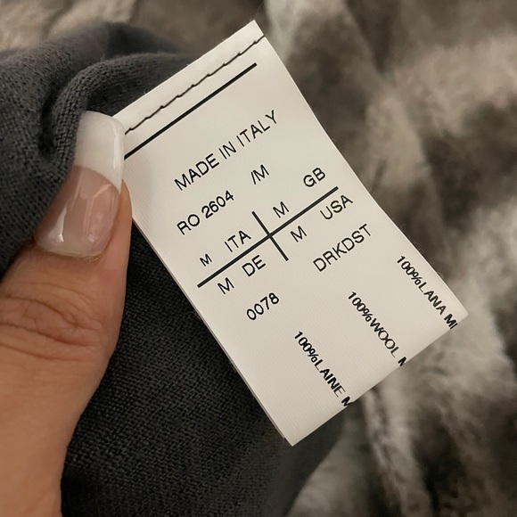 Rick Owens Wool Asymmetrical Sweater Top - Picture 9 of 11